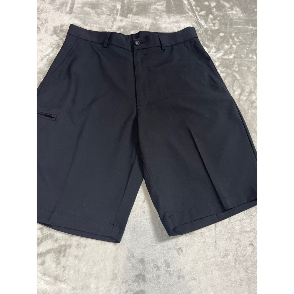 Grand Slam Golf Shorts Mens 32 Black‎ Lightweight Performance Flat Front Preppy
